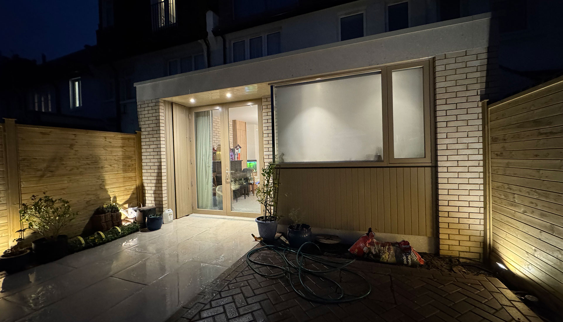 A completed extension by Professional Polish Builders