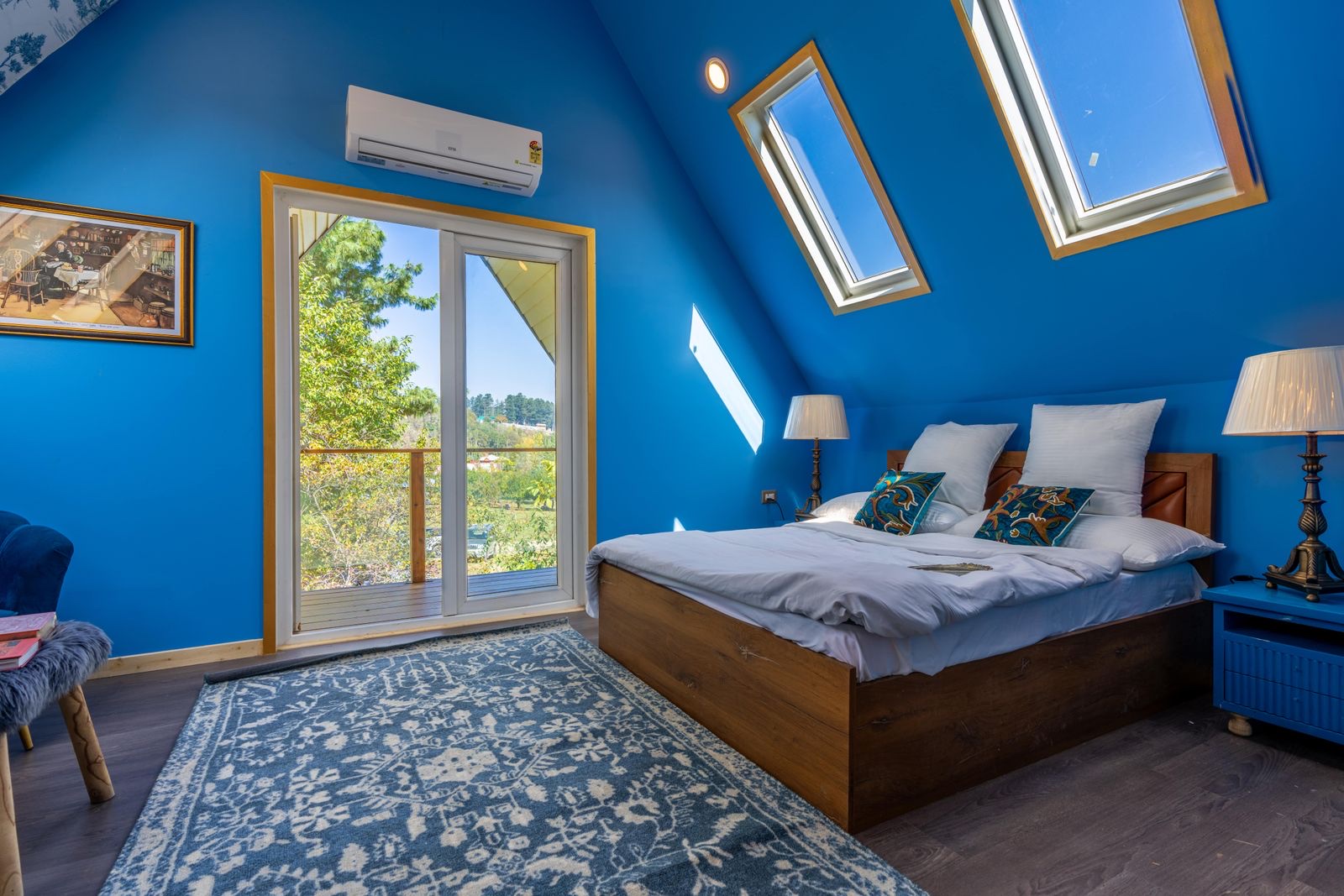 A bright attic loft conversion bedroom by Professional Polish Builders in Croydon & South London